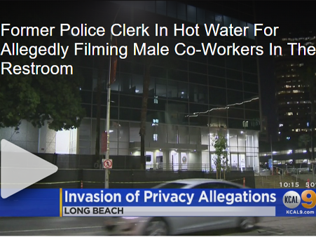 Clerk Accused Of Filming Nearly 70 Men Using Restroom At Long Beach Police Station