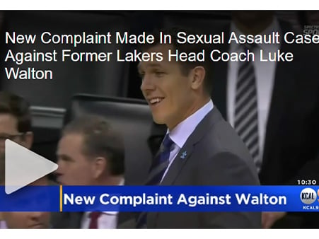 New Complaint Made In Sexual Assault Case Against Former Lakers Head Coach Luke Walton